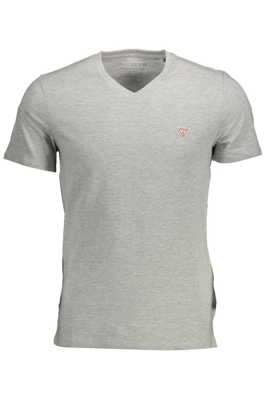 Guess Jeans Gray Cotton Men TShirt