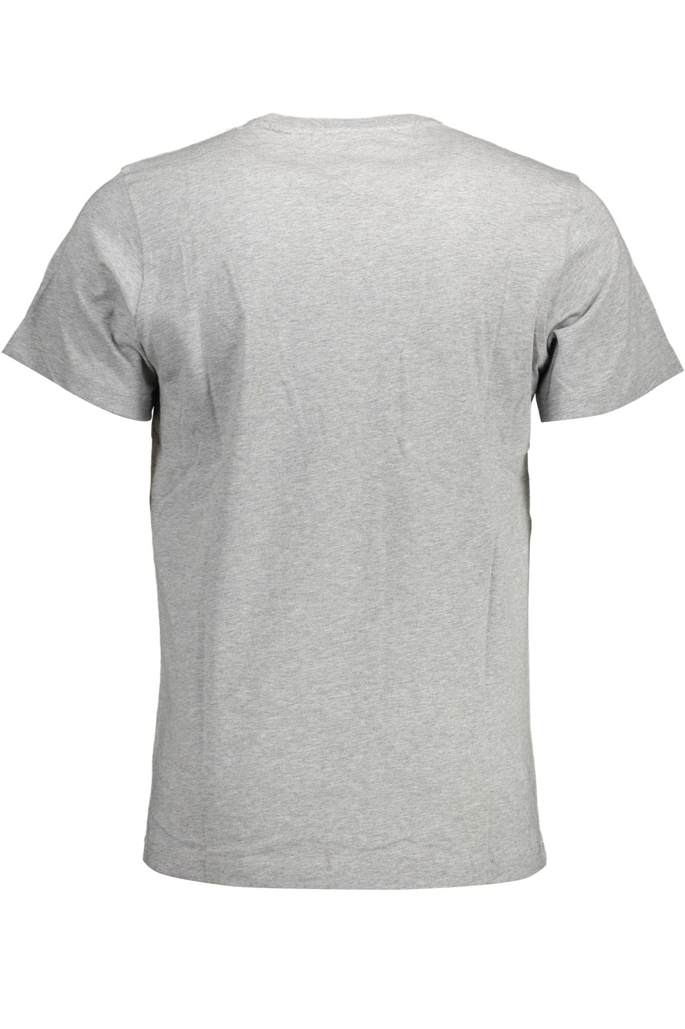 Tommy Hilfiger Gray Cotton Men T-Shirt