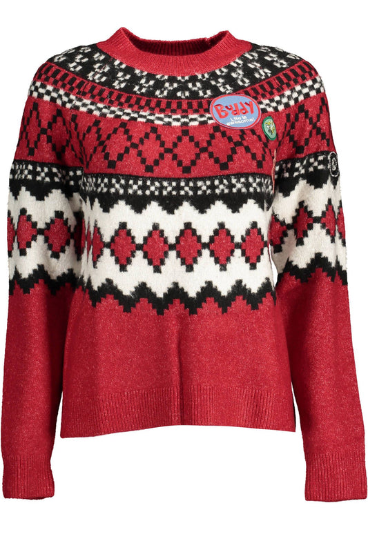 Desigual Red Polyester Women Sweater