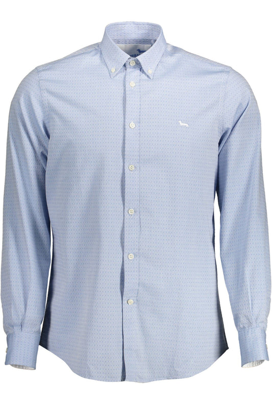 Harmont & Blaine Light Blue Cotton Men Shirt