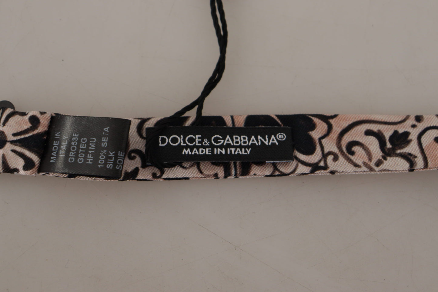 Dolce &amp; Gabbana Elegante mehrfarbige Seidenfliege