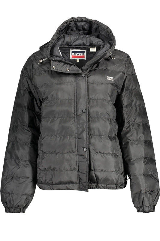 Levi's Chic Langarm-Kapuzenjacke in Schwarz