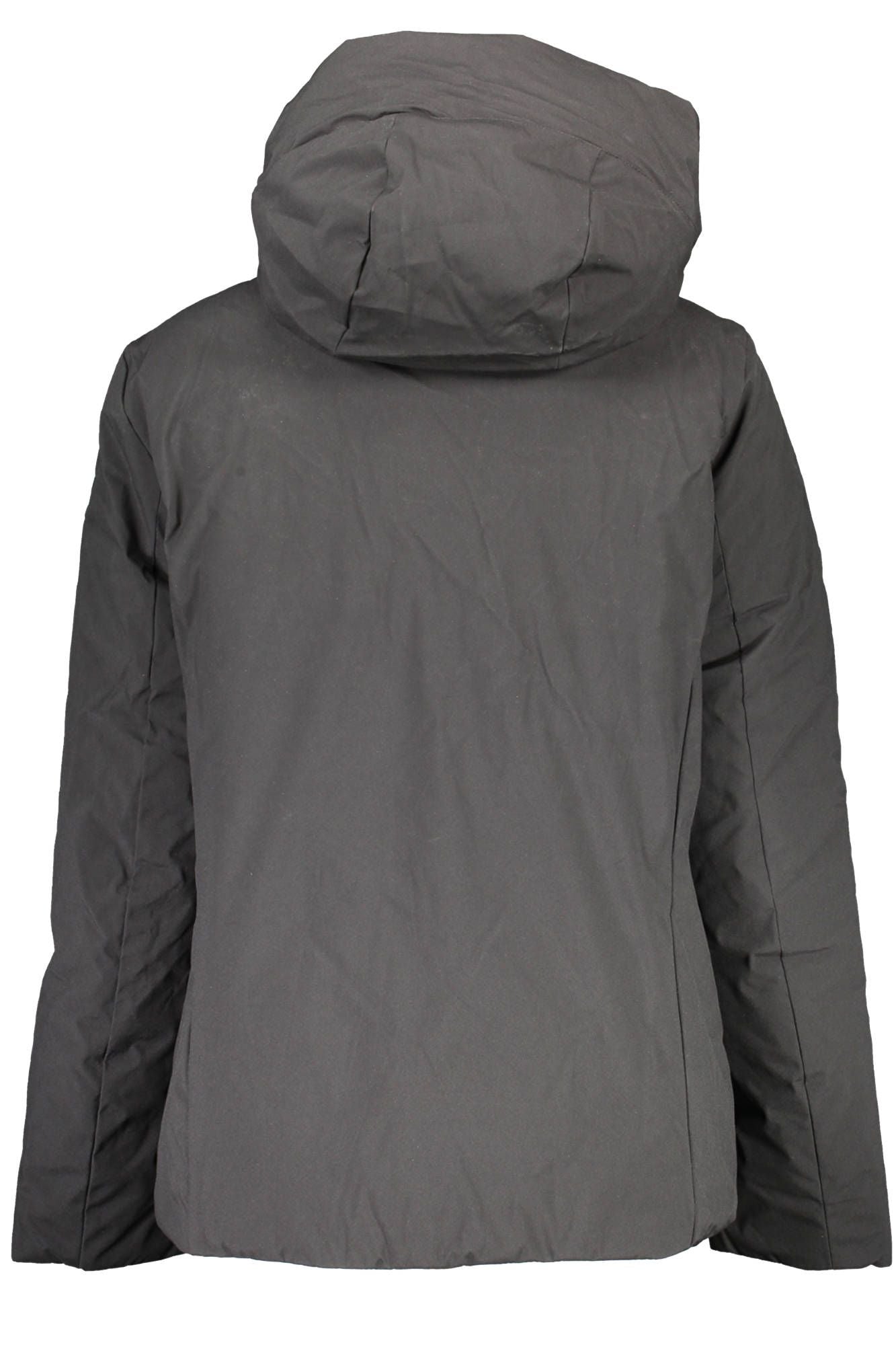 Schlanke schwarze Kapuzenjacke von North Sails mit schicker Applikation