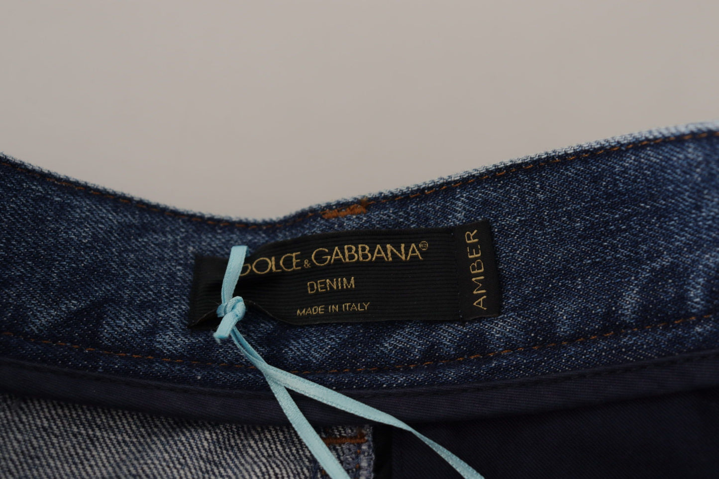 Dolce &amp; Gabbana Patchwork-Jeans aus Jacquard-Denim mit entspannter Passform