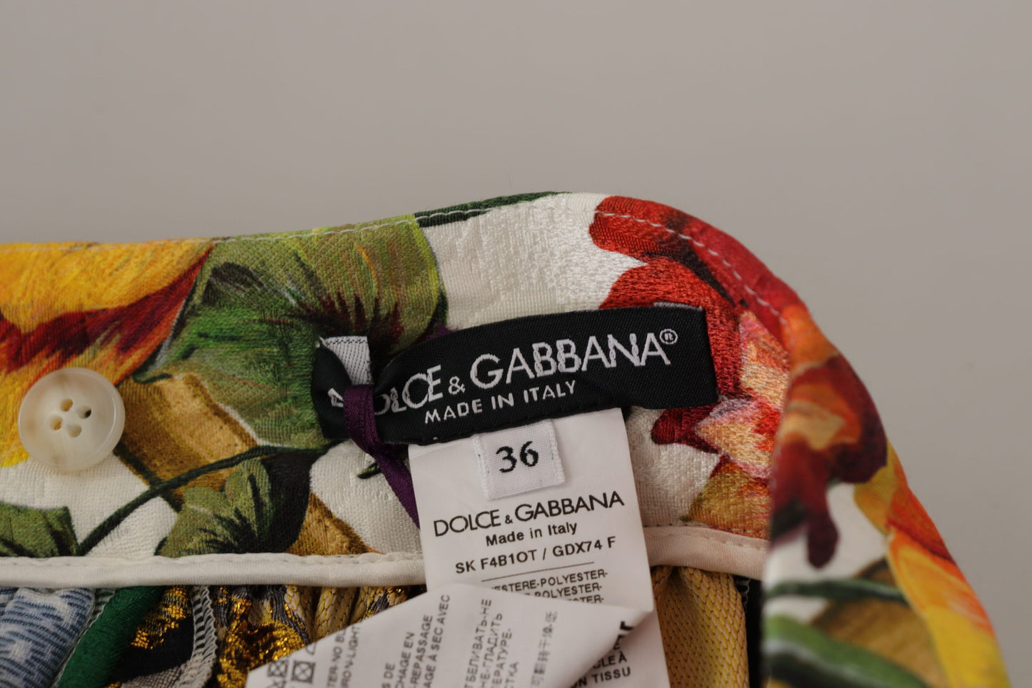 Dolce &amp; Gabbana Maxirock mit hoher Taille und sizilianischen Mustern