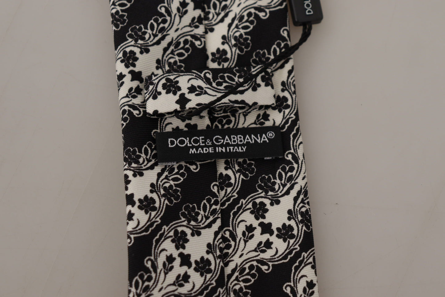 Dolce &amp; Gabbana Elegante Seidenfliege mit Blumendruck