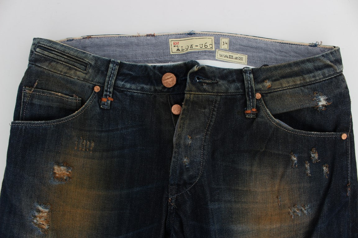 Acht elegante, gerade geschnittene Jeans für Herren