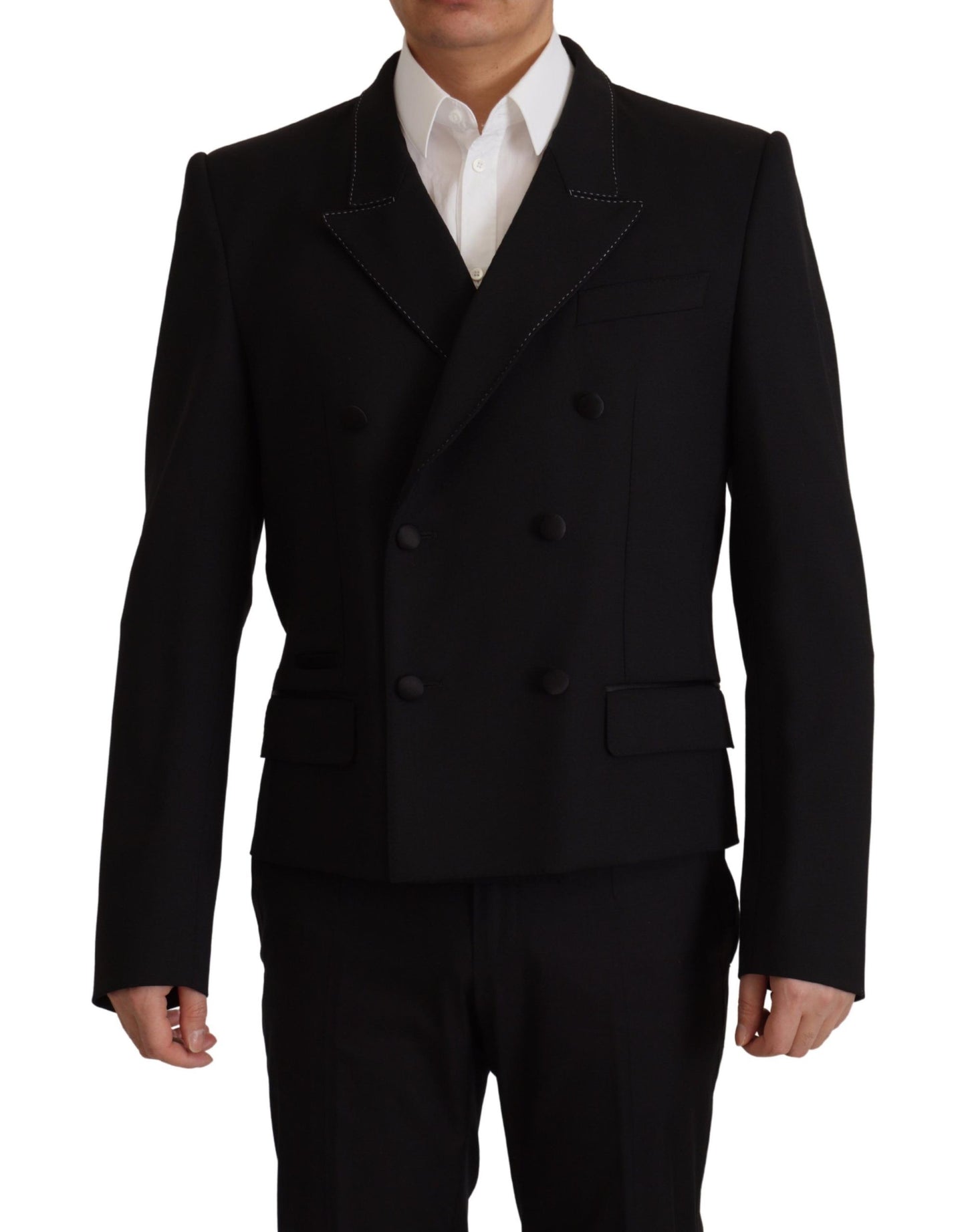 Dolce &amp; Gabbana Eleganter zweireihiger Wollblazer