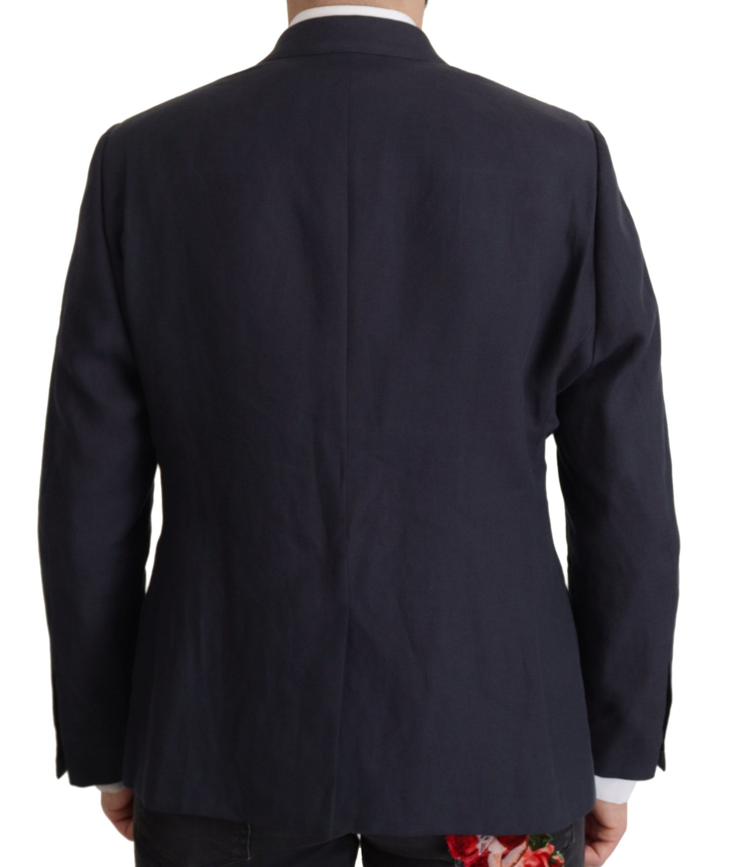 Dolce &amp; Gabbana Dark Blue ALTA SARTORIA Jacket Coat Blazer