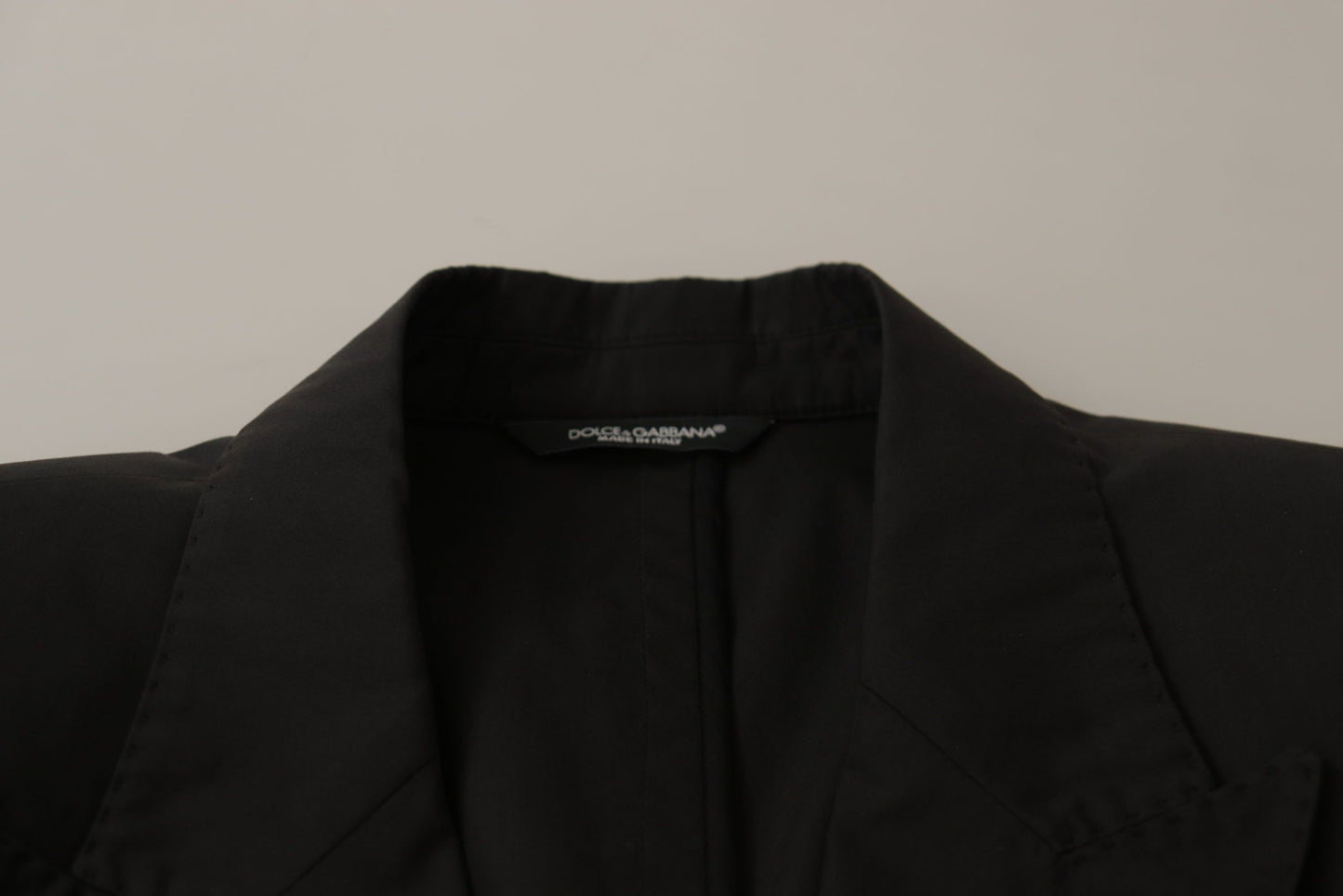 Dolce &amp; Gabbana Black Single Breasted TAORMINA Breasted Blazer