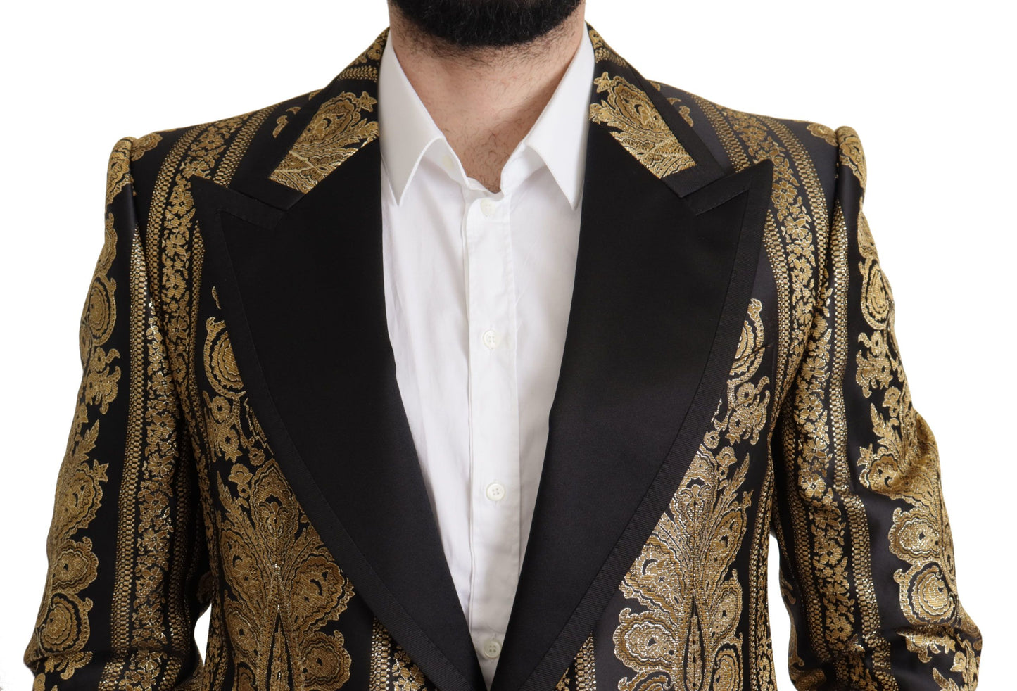 Dolce &amp; Gabbana Eleganter einreihiger Jacquard-Blazer