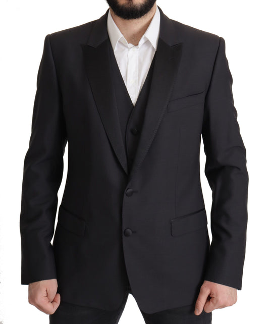 Dolce &amp; Gabbana Dark Blue Single Breasted MARTINI Blazer