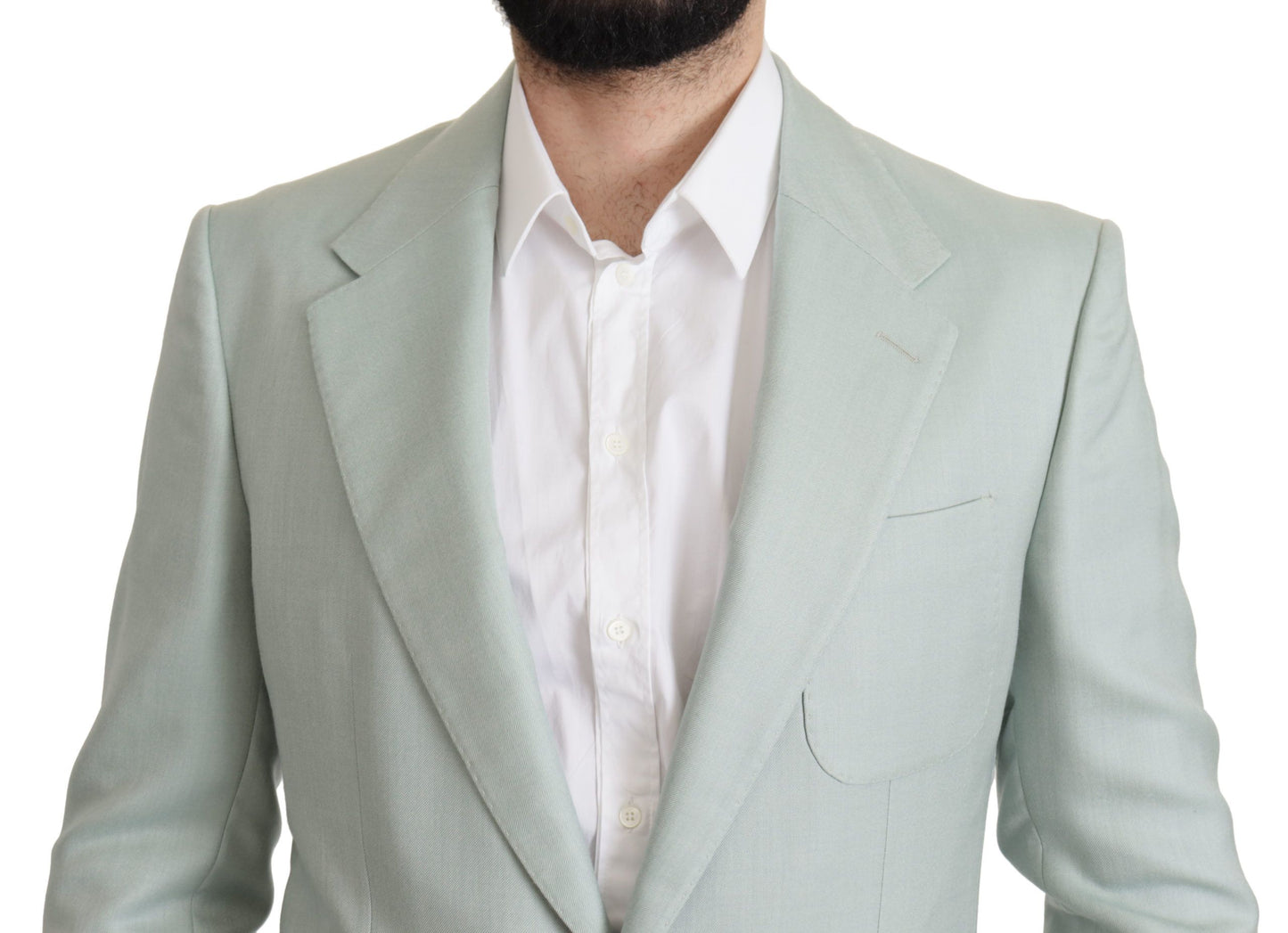 Dolce &amp; Gabbana Green Cashmere Jacket Blazer Jacket