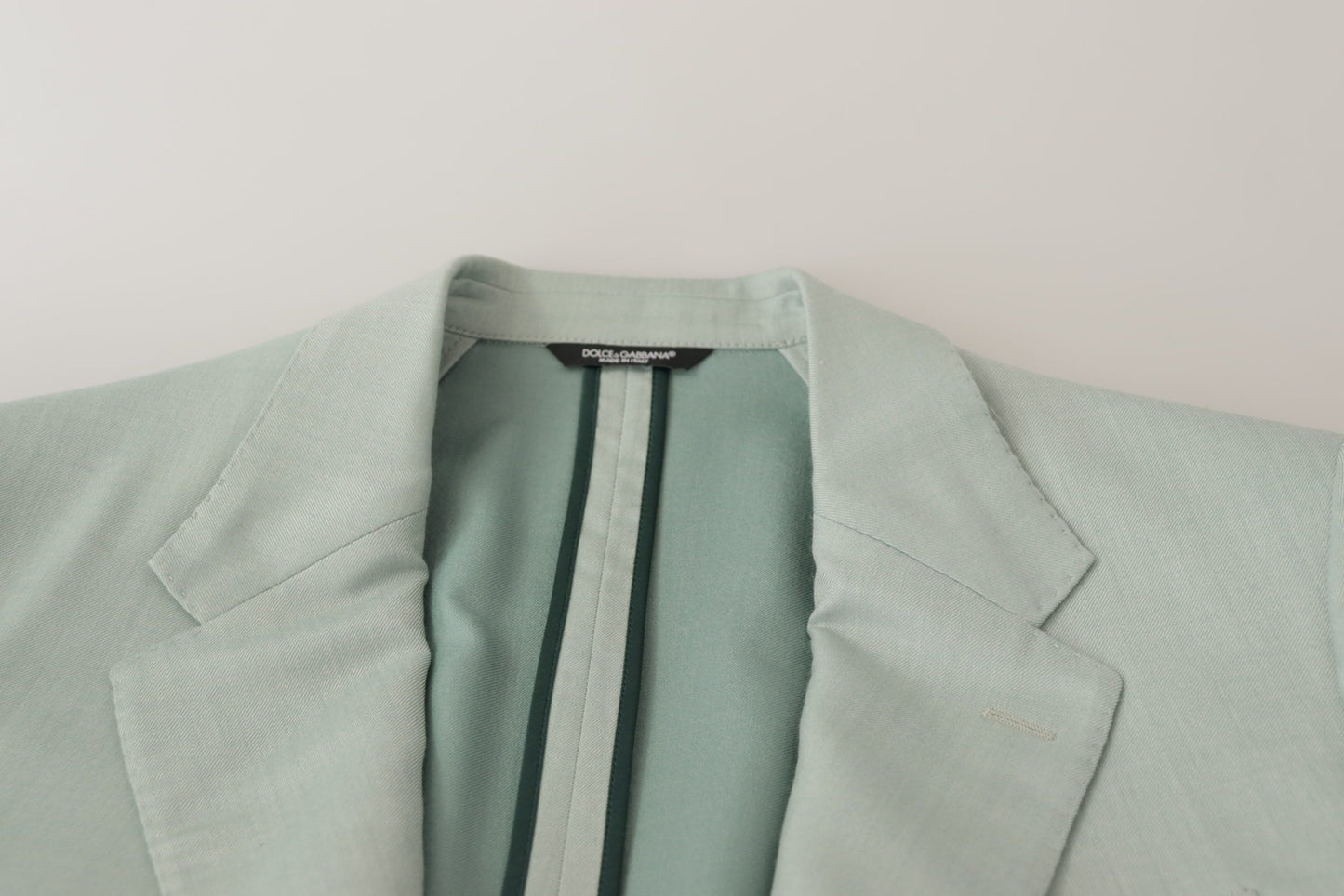 Dolce &amp; Gabbana Green Cashmere Jacket Blazer Jacket