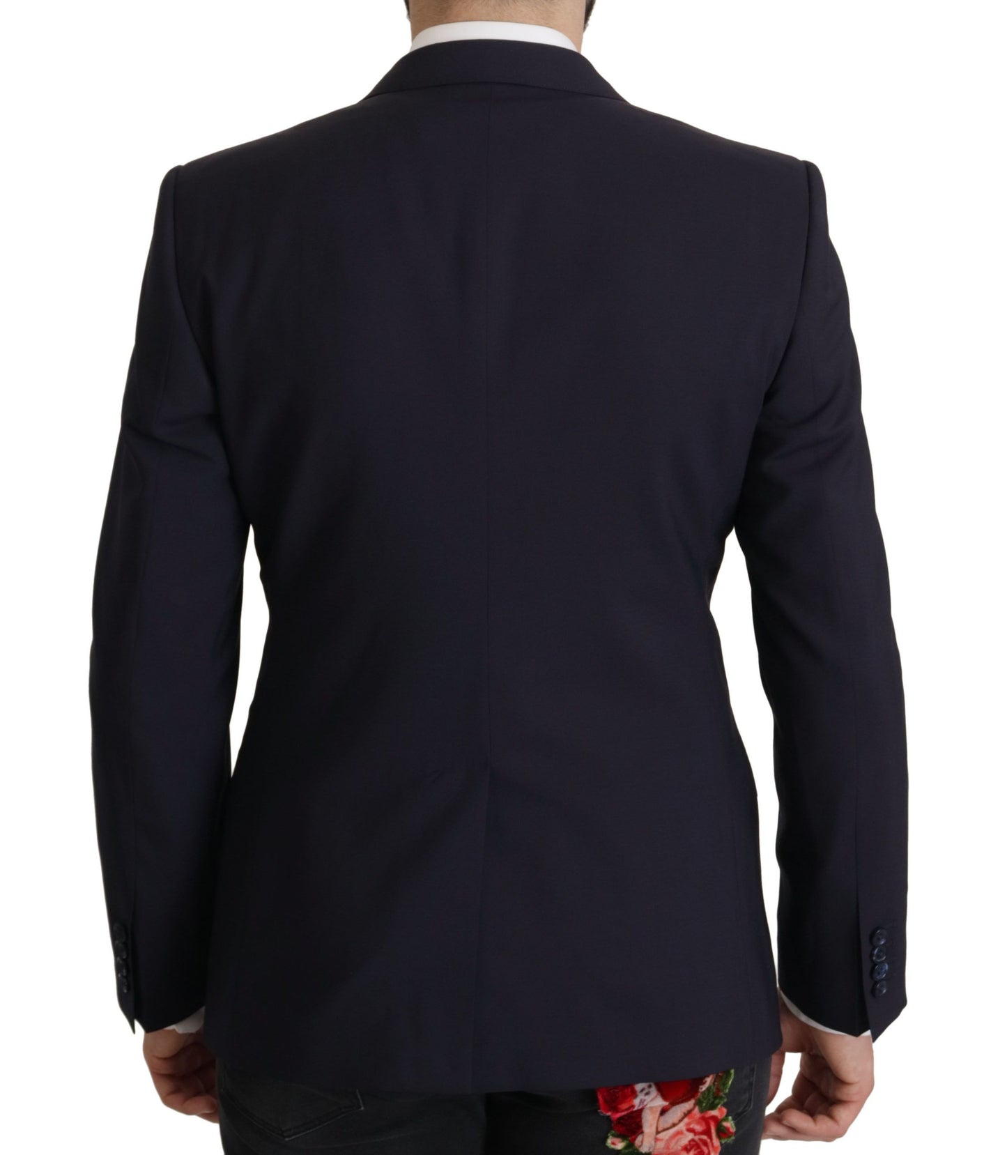 Dolce &amp; Gabbana Dark Blue Single Breasted MARTINI Blazer