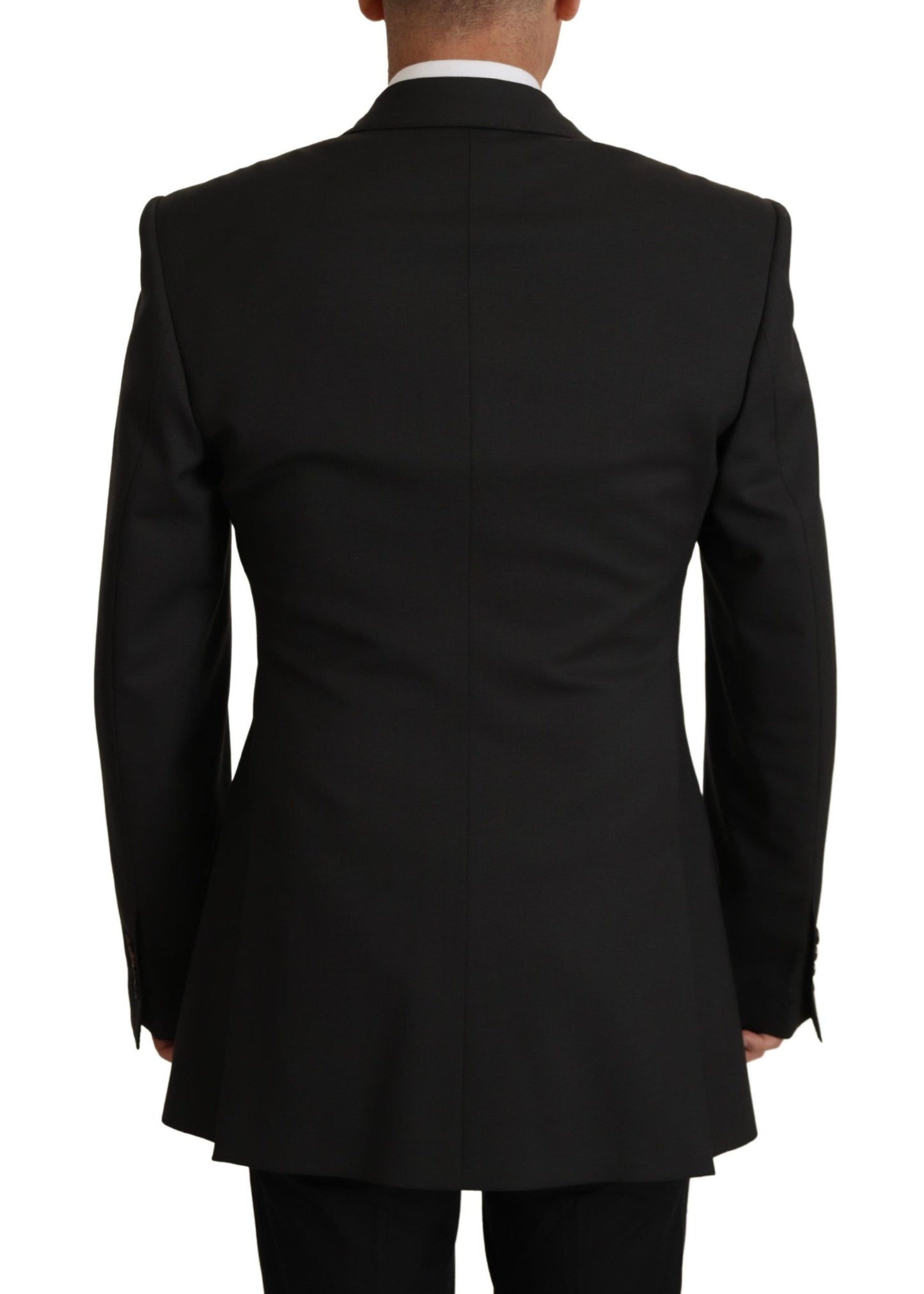 Dolce &amp; Gabbana Black Wool Single Breasted Blazer v