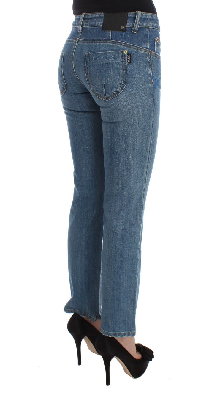 Blaue Slim-Fit-Jeans von Costume National für die moderne Frau