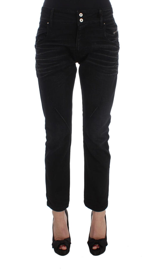 Elegante schwarze Slouchy-Fit-Jeans von Costume National für Trendsetter