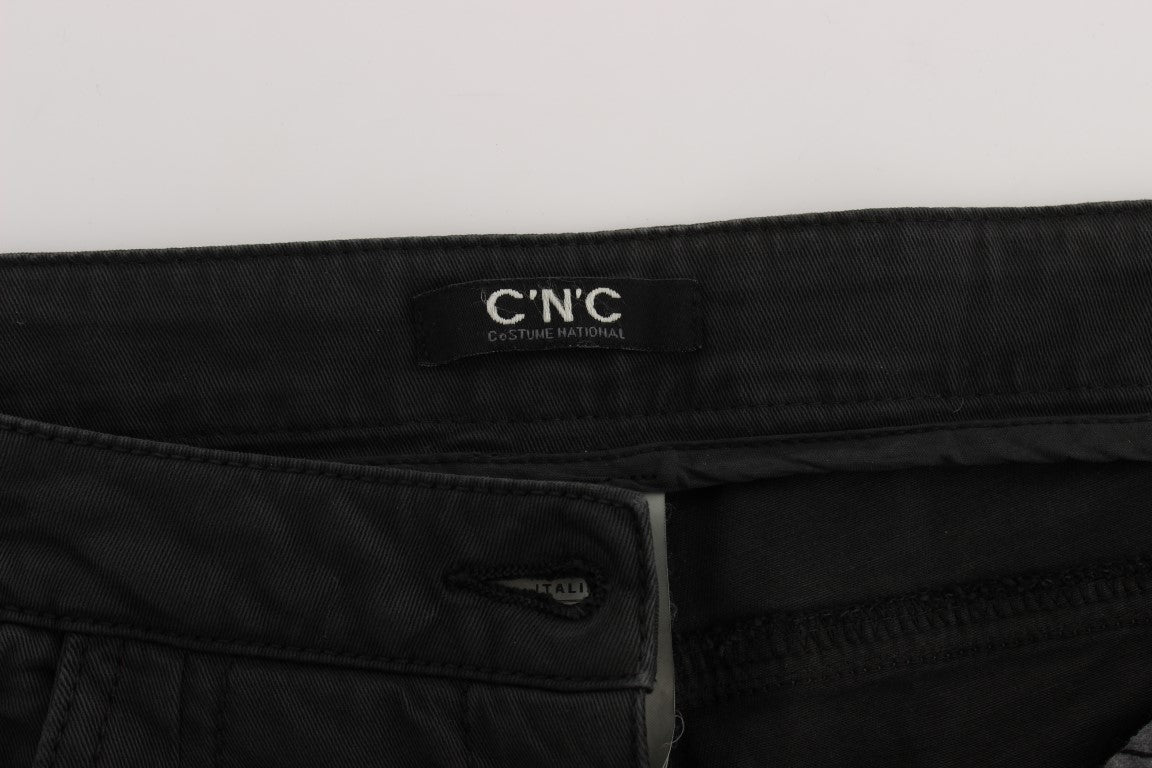 Schwarze Jeans mit regulärer Passform von Costume National Chic