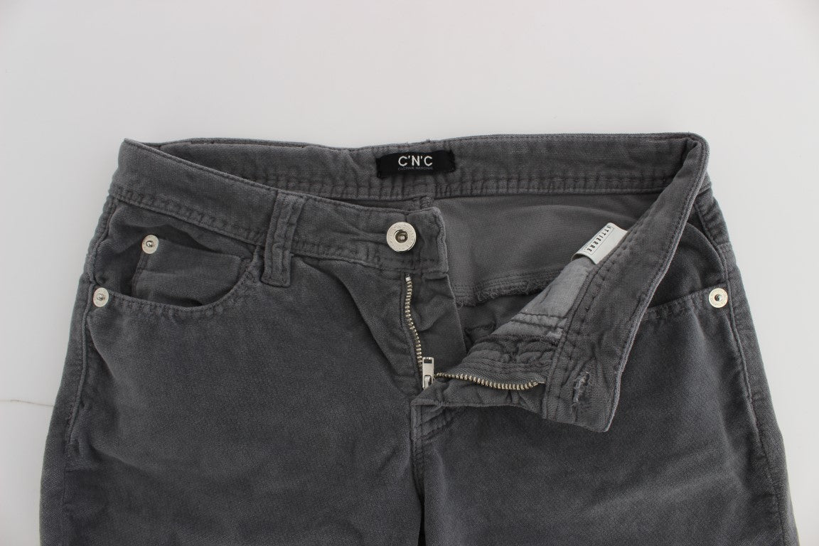 Kostüm National Sleek Super Slim Graue Jeans