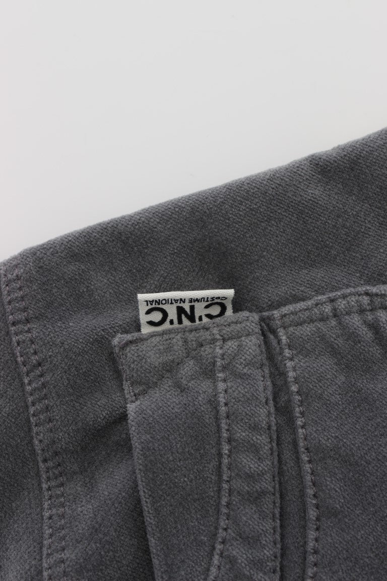 Kostüm National Sleek Super Slim Graue Jeans