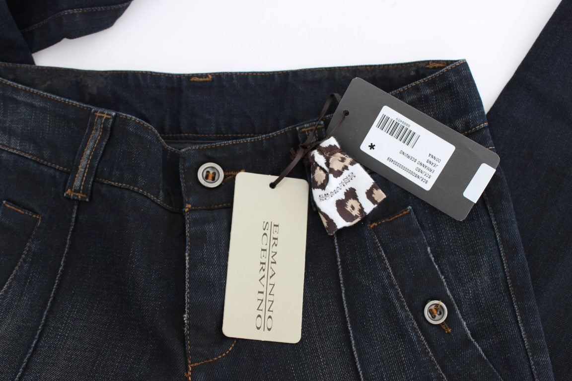 Ermanno Scervino Chic Slim Fit Jeans aus italienischer Baumwolle