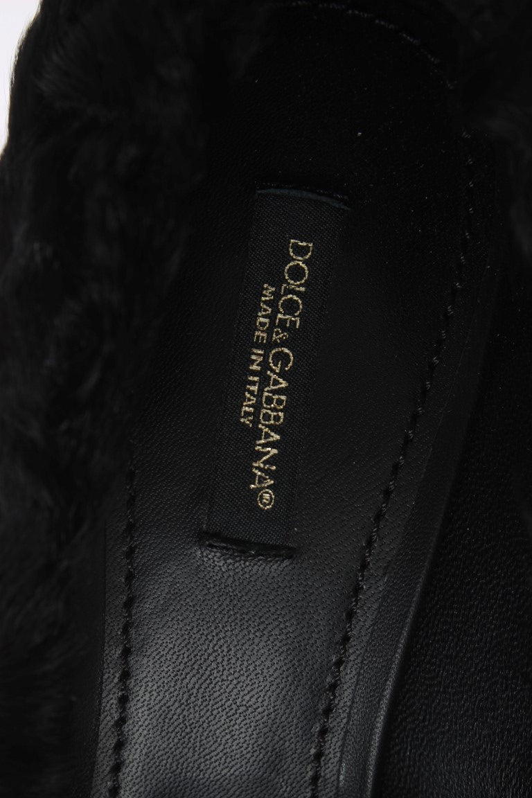 Elegante Pumps von Dolce &amp; Gabbana aus luxuriösem Xiangao-Pelzleder