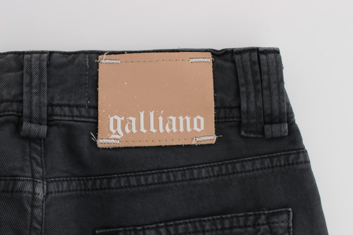 John Galliano Elegante Slim-Fit-Jeans aus Bootcut-Denim