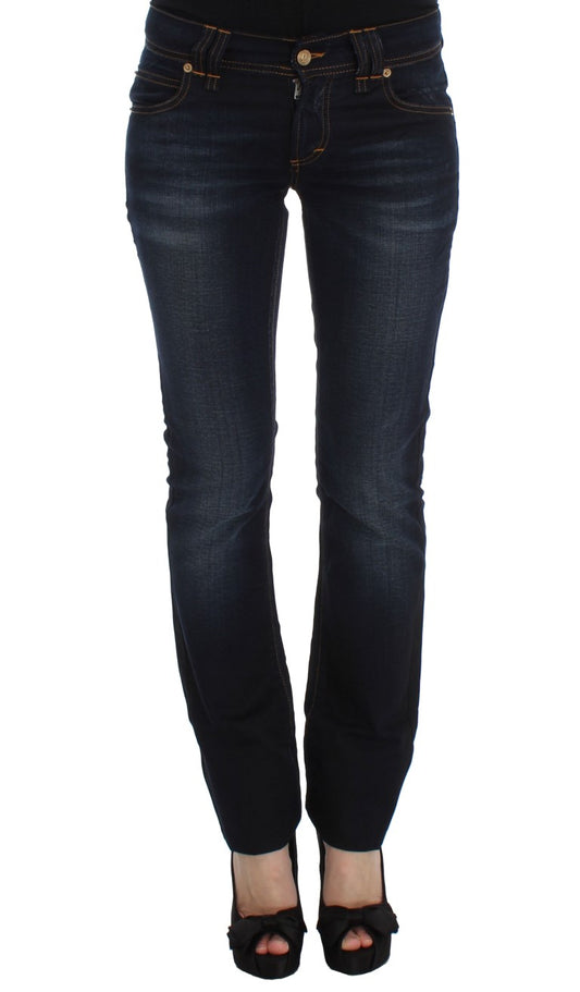 John Galliano Elegante Slim-Fit-Designer-Jeans