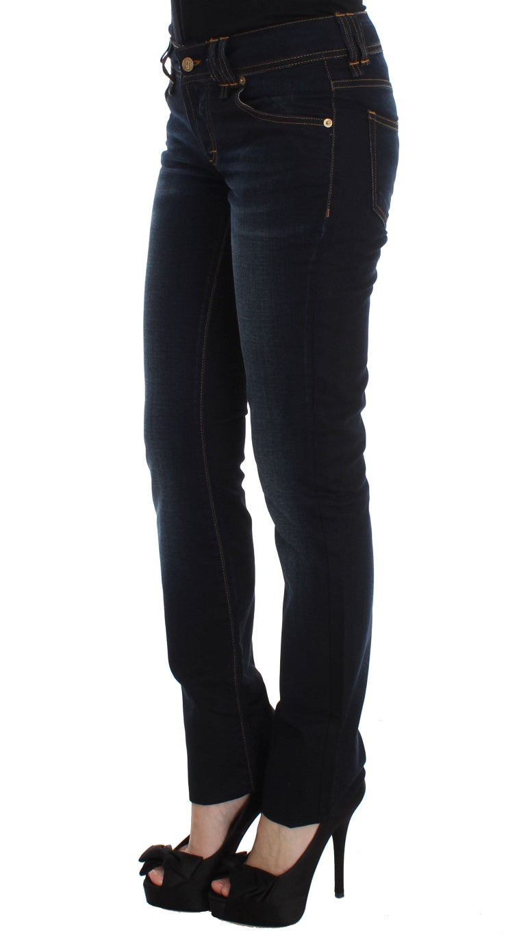 John Galliano Elegante Slim-Fit-Designer-Jeans