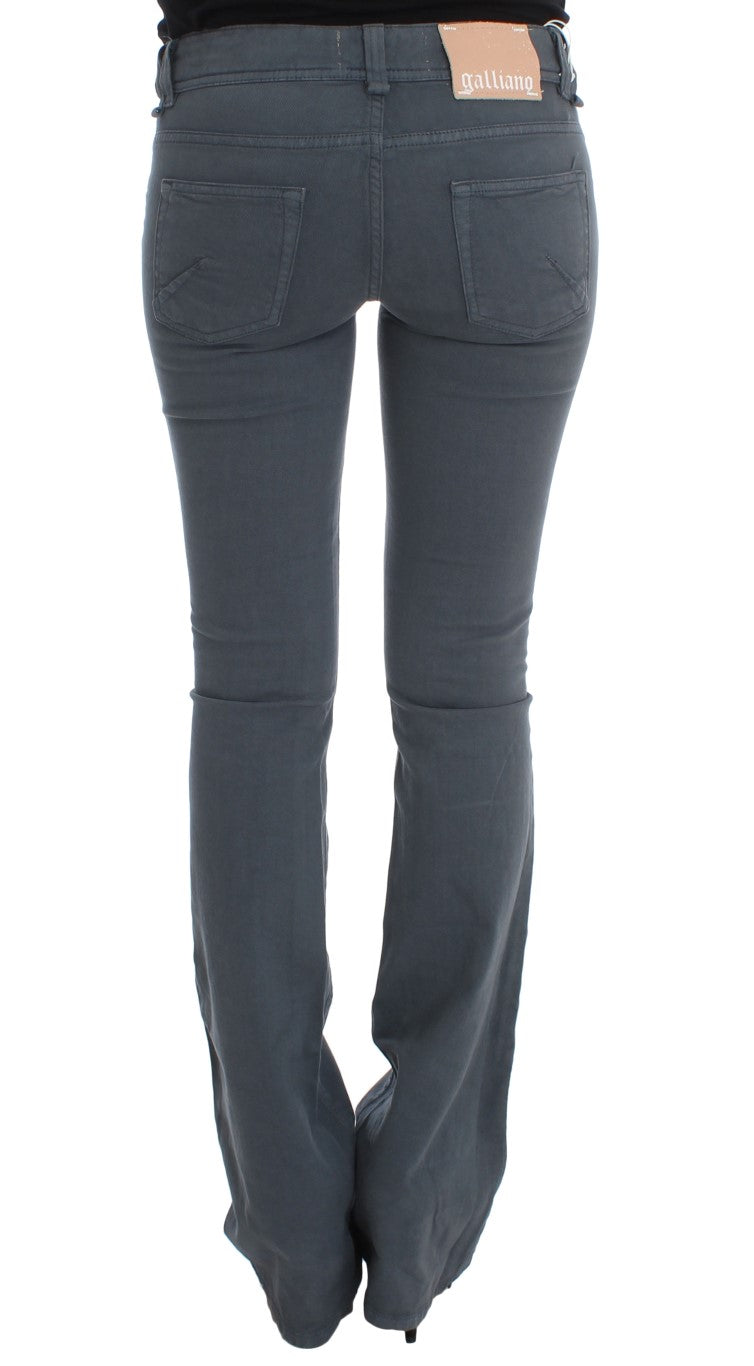 John Galliano Elegante Slim-Fit-Bootcut-Jeans