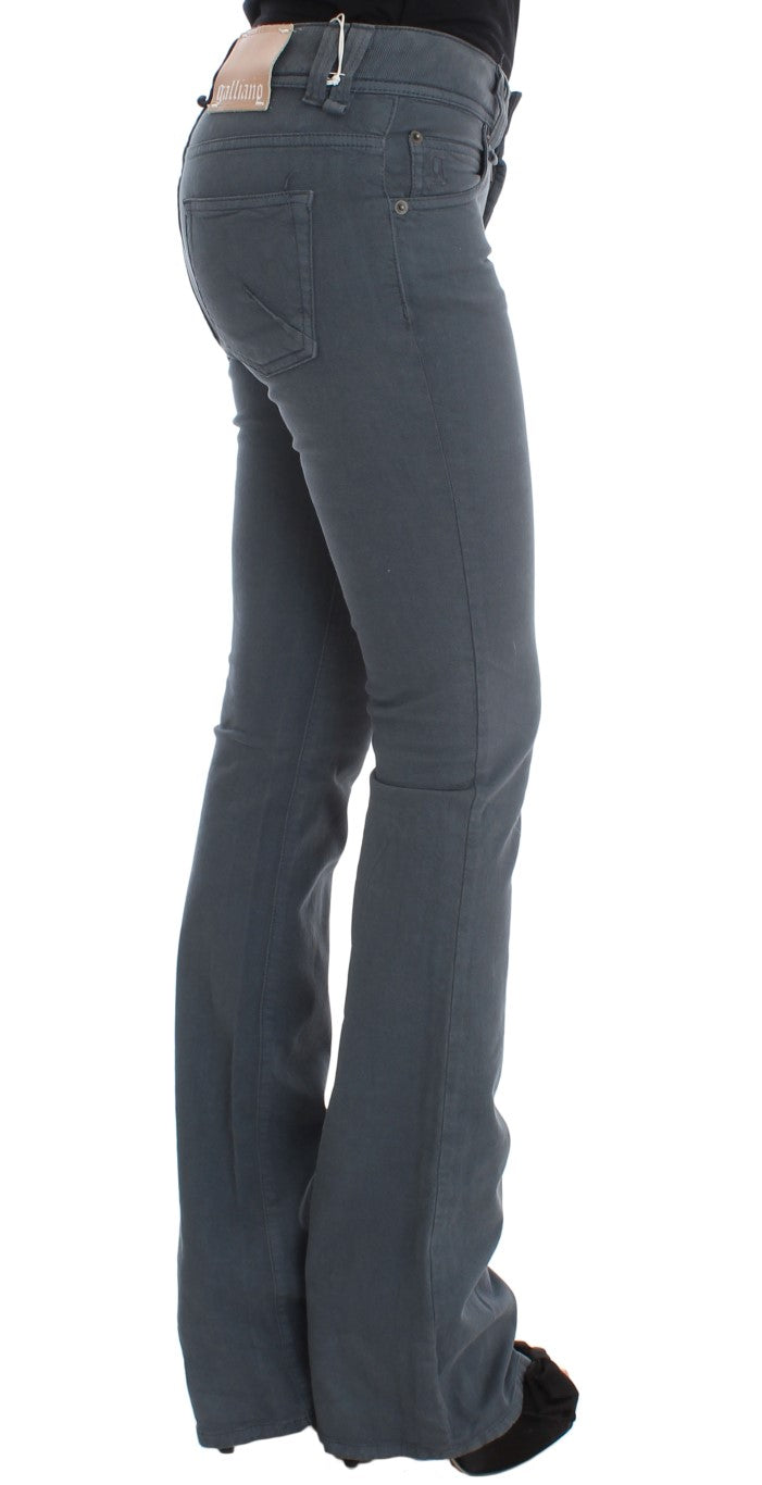 John Galliano Elegante Slim-Fit-Bootcut-Jeans