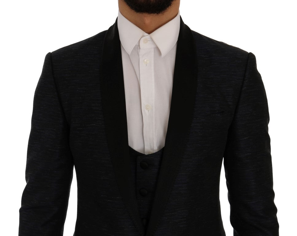 Dolce &amp; Gabbana Blue MARTINI Slim 2 Piece Blazer