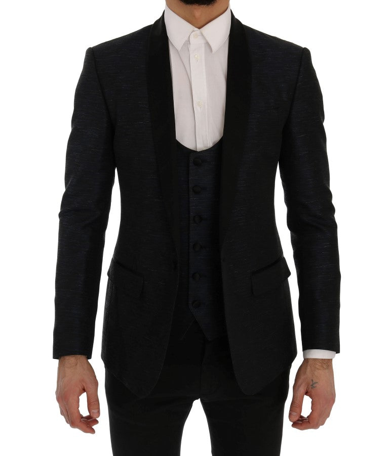 Dolce &amp; Gabbana Blue MARTINI Slim 2 Piece Blazer