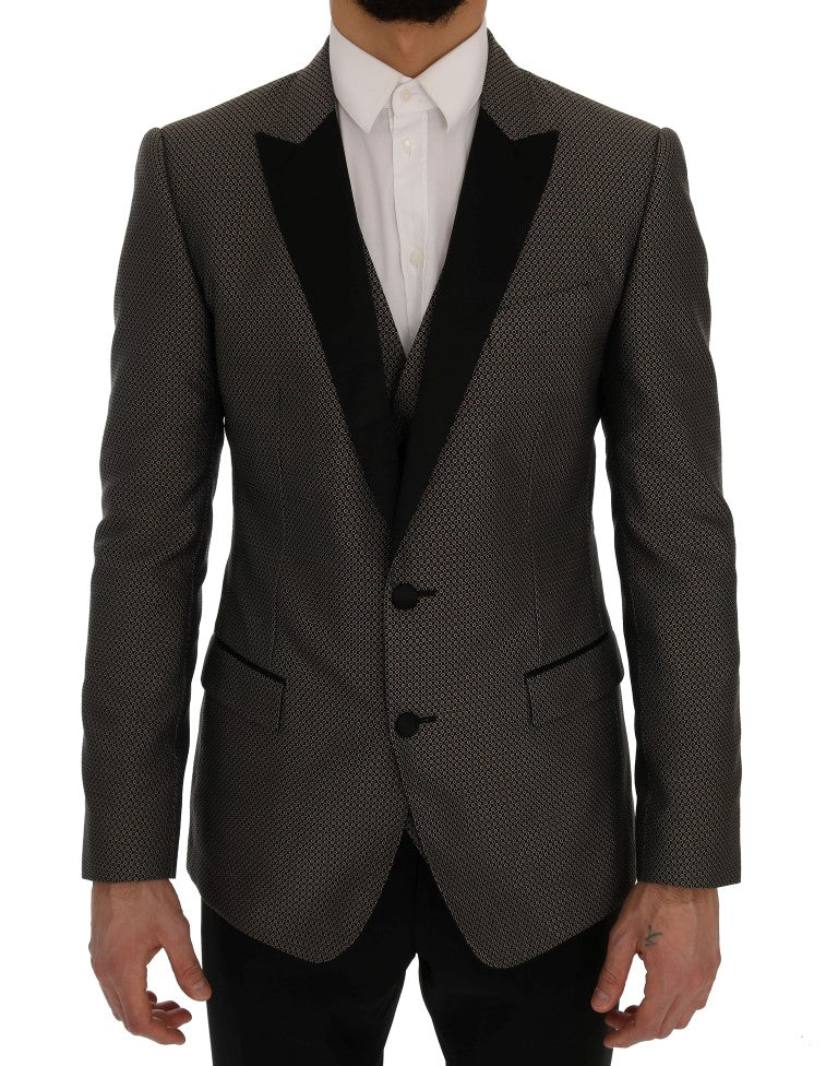 Dolce &amp; Gabbana Multicolor Two Button Single Breasted Blazer