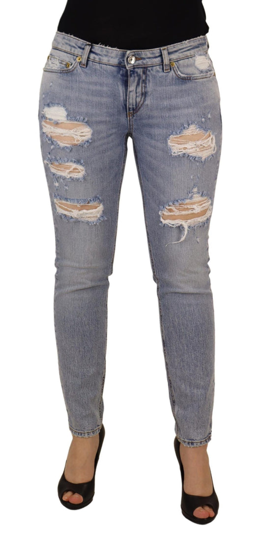 Dolce &amp; Gabbana Elegant Skinny Fit Denim per uno stile sofisticato