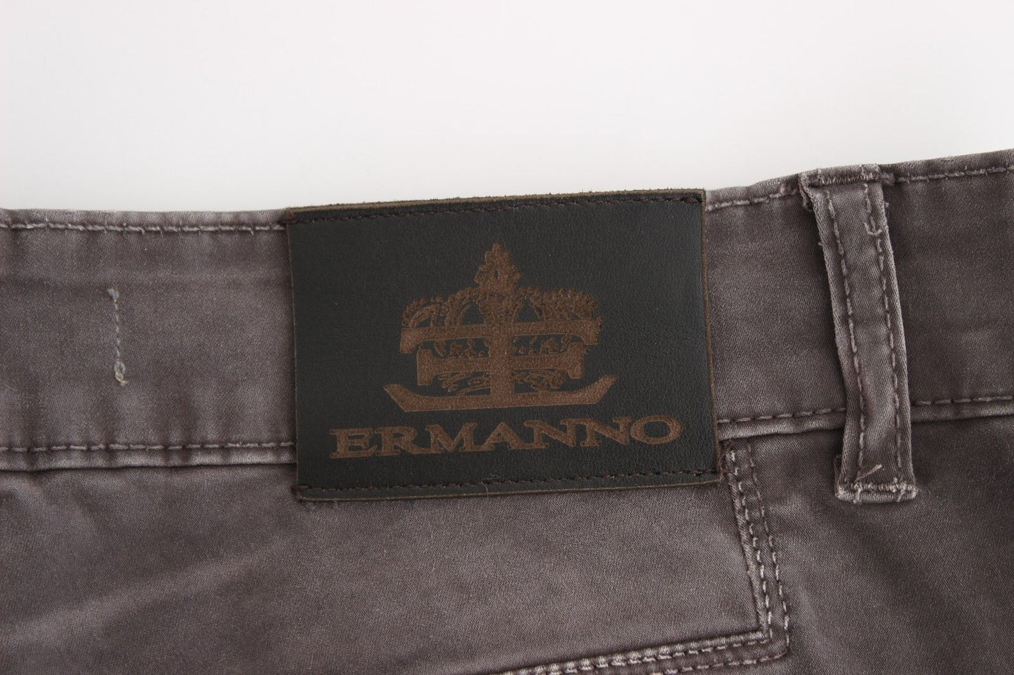 Ermanno Scervino Schicke graue Jeans mit schmalem Bein – Eleganz trifft auf Komfort