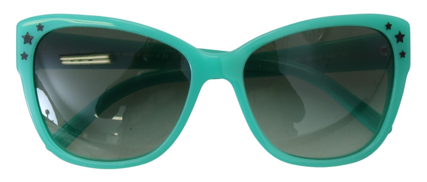 Dolce &amp; Gabbana Green Stars Acetate Square Shades DG4124 Sunglasses