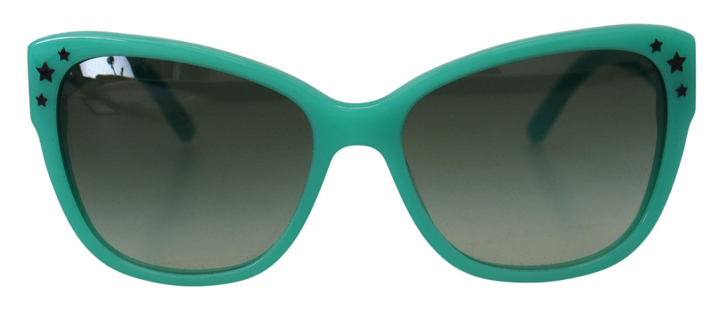 Dolce &amp; Gabbana Green Stars Acetate Square Shades DG4124 Sunglasses