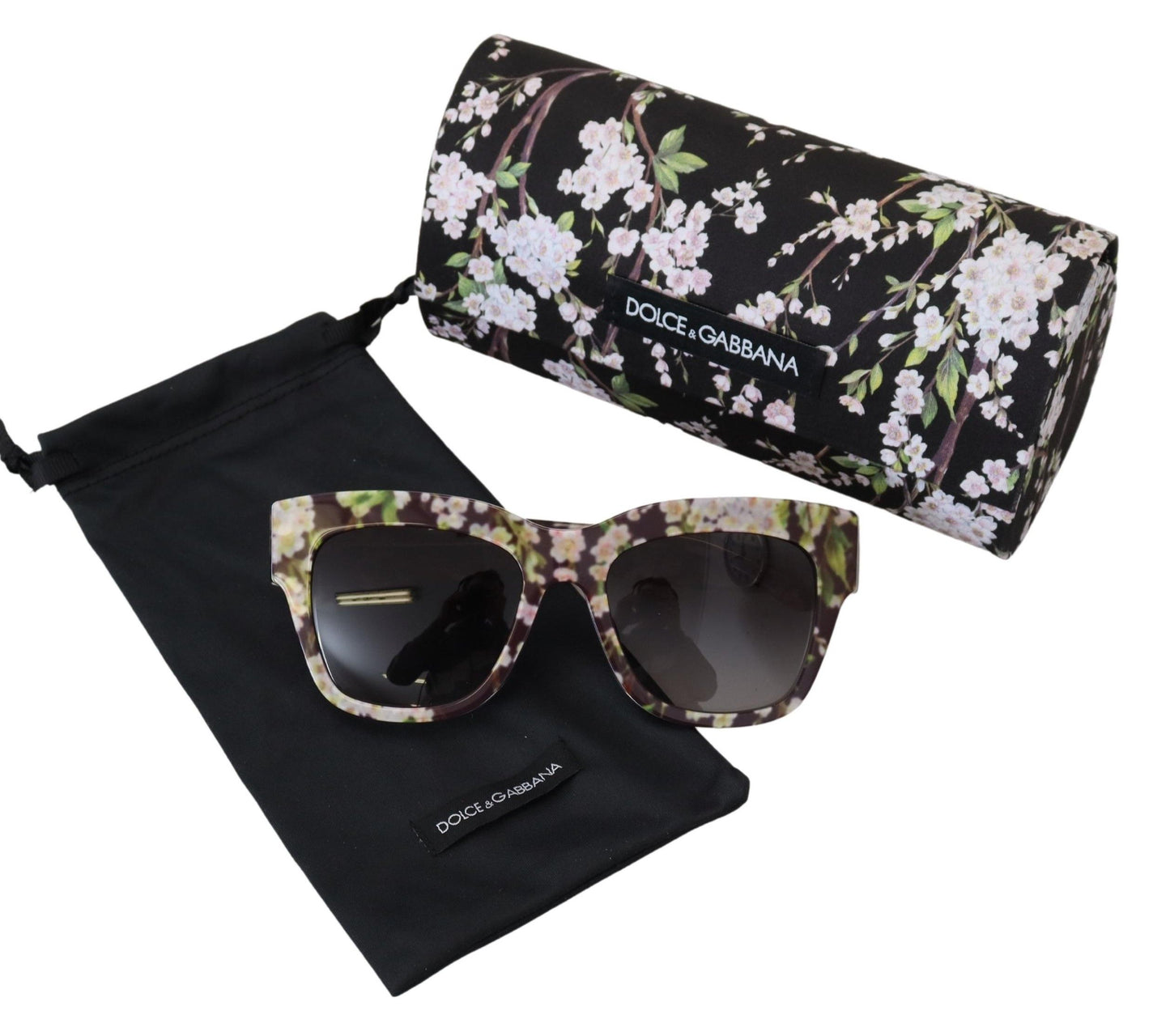 Elegante Sonnenbrille mit mehrfarbigem Farbverlauf von Dolce &amp; Gabbana