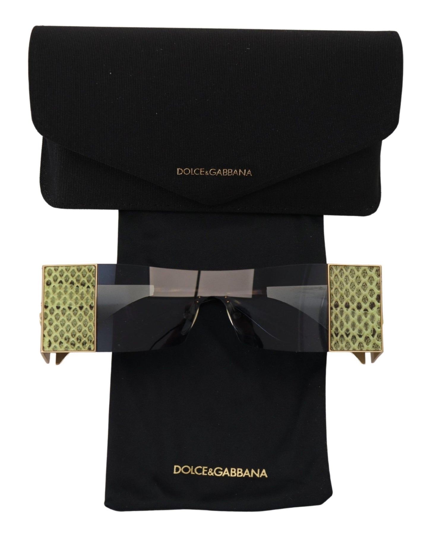 Dolce &amp; Gabbana Elegante Metallic-Hue-Brille