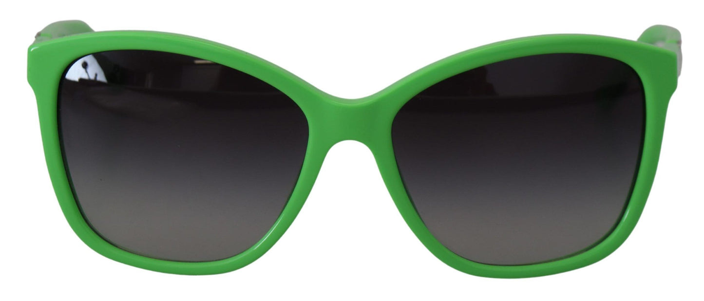 Dolce &amp; Gabbana Green Acetate Frame Round Shades DG4170PM Sunglasses