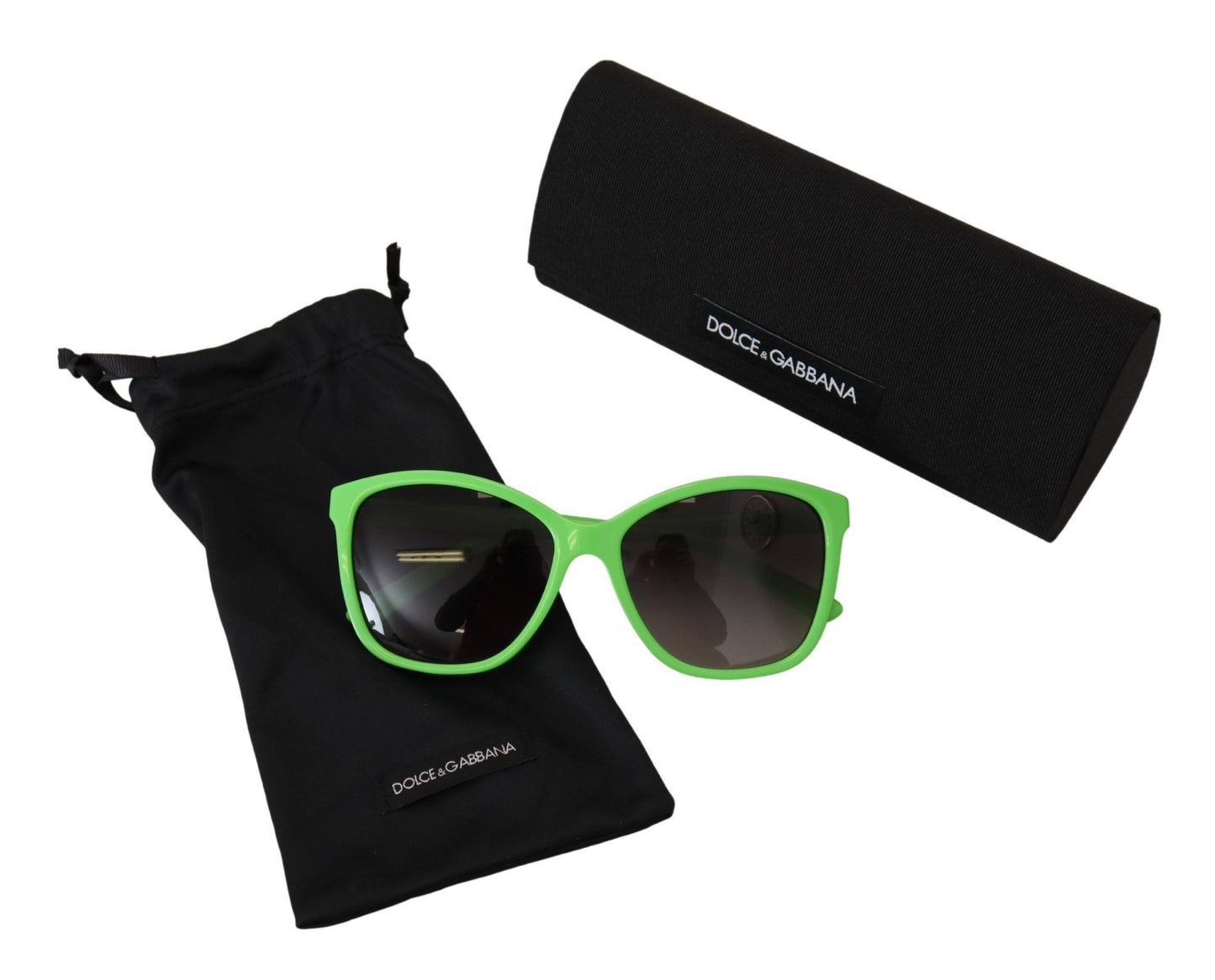 Dolce &amp; Gabbana Green Acetate Frame Round Shades DG4170PM Sunglasses