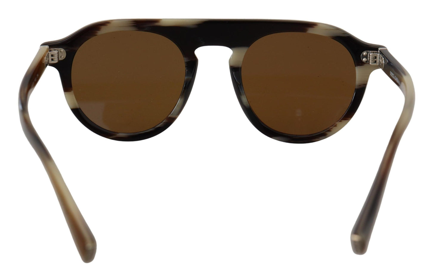 Dolce &amp; Gabbana Brown Tortoise Oval Full Rim Eyewear DG4306 Sunglasses