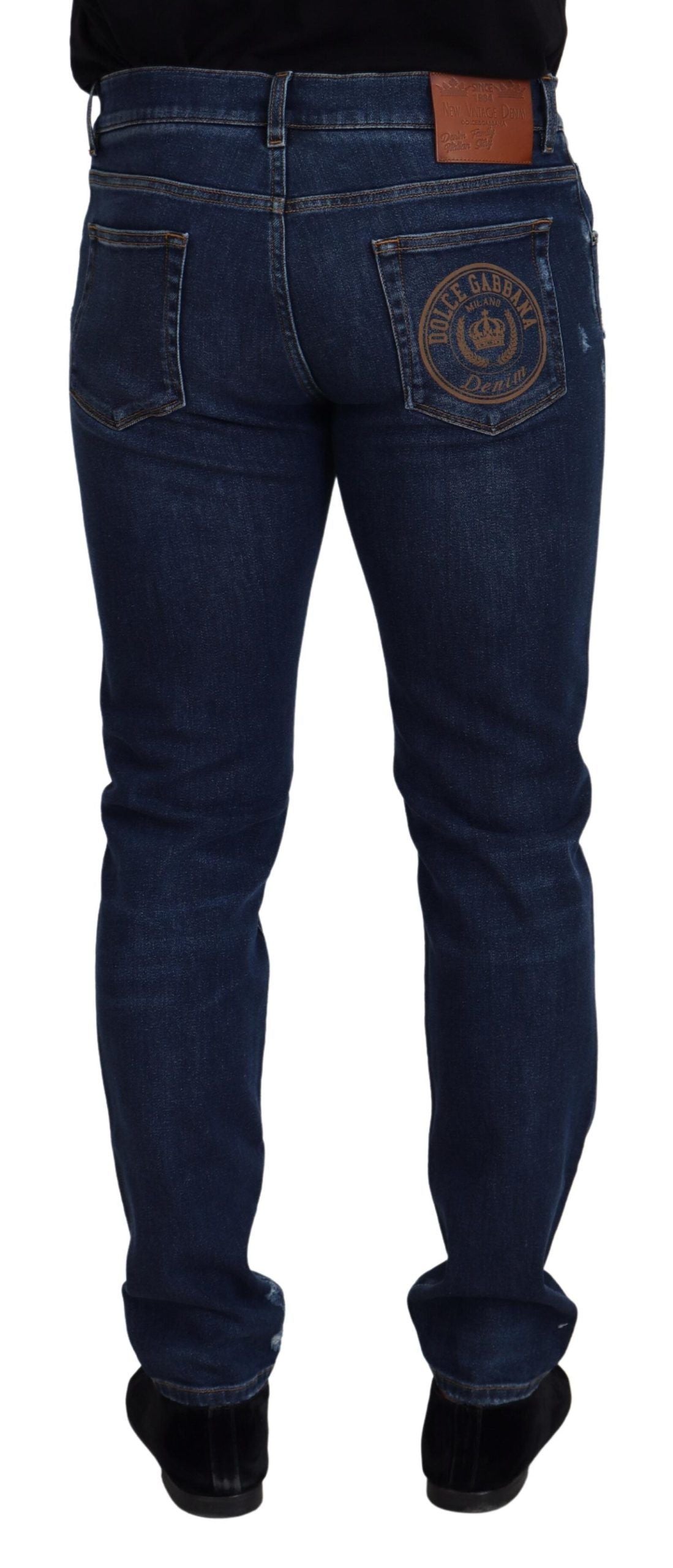 Dolce &amp; Gabbana Chic Slim Fit italienische Denim-Sensation