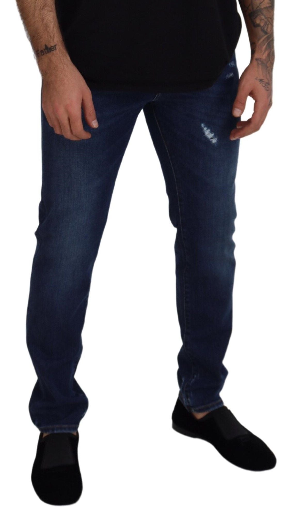 Dolce &amp; Gabbana Chic Slim Fit italienische Denim-Sensation