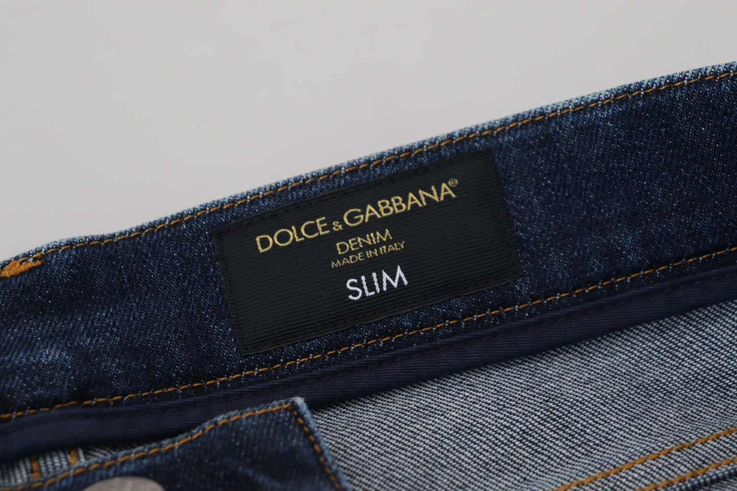 Dolce &amp; Gabbana Chic Slim Fit italienische Denim-Sensation