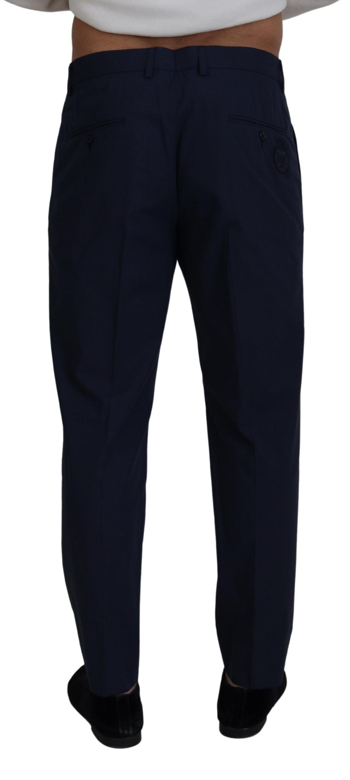 Dolce &amp; Gabbana Chic Slim Fit Chinos in Blau