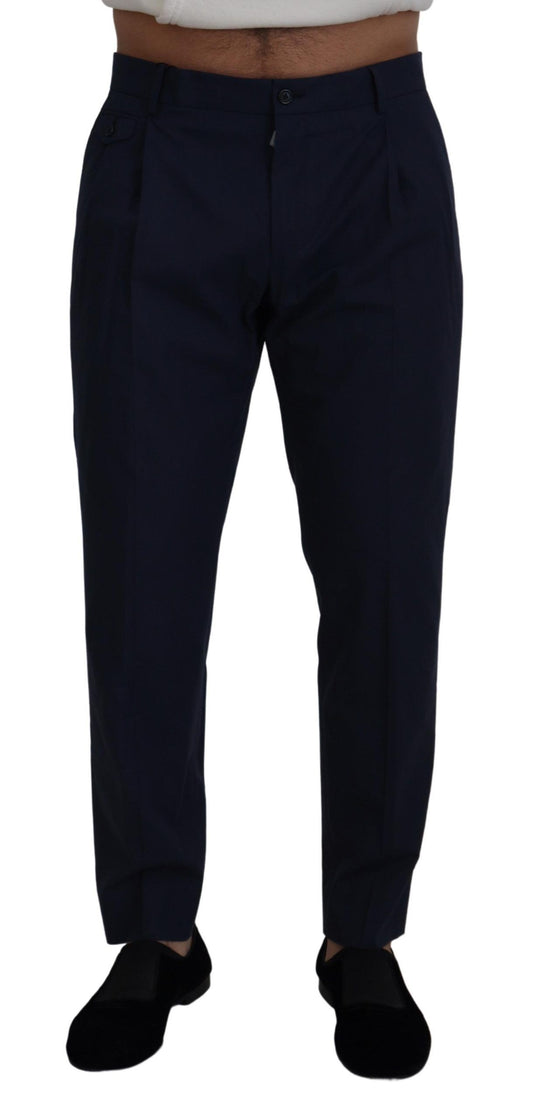 Dolce &amp; Gabbana Chic Slim Fit Chinos in Blau