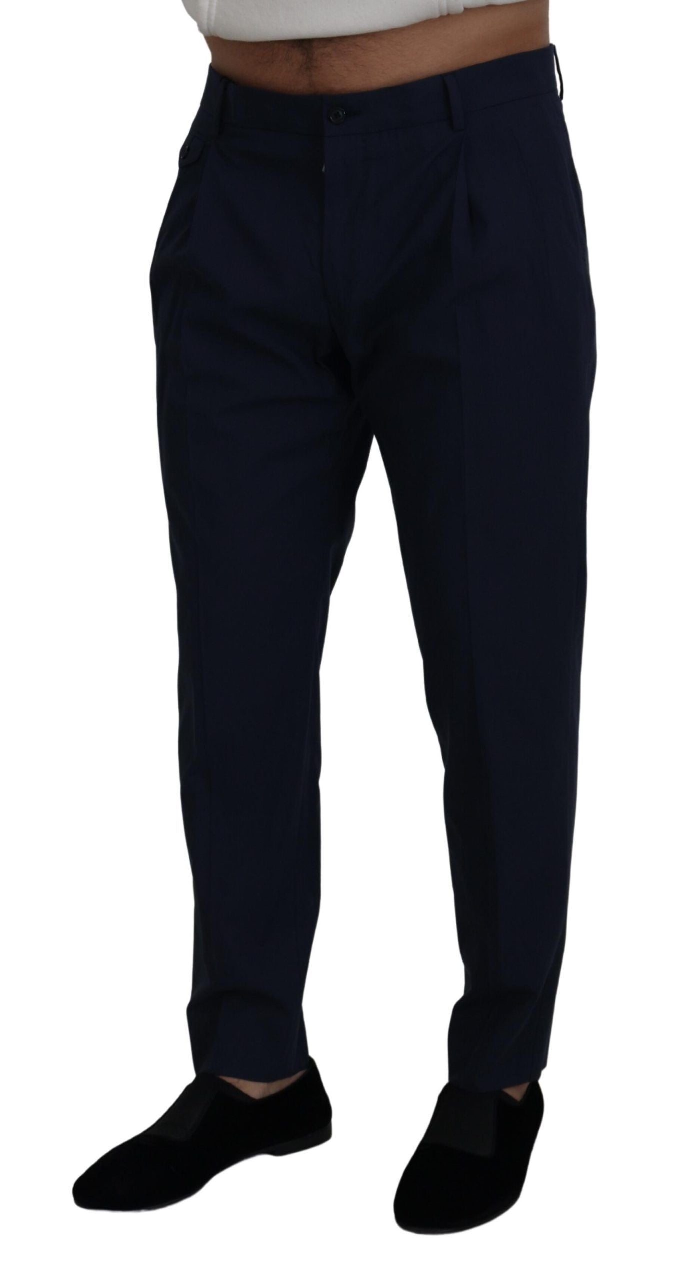 Dolce &amp; Gabbana Chic Slim Fit Chinos in Blau